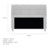 Kit Cabeceira e Calçadeira Munique 195 cm King Size Suede Branco AM Decor