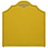 Kit Cabeceira e Calçadeira Queen Orlando P02 160 cm para cama Box Corano Amarelo - Amarena Móveis