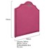 Kit Cabeceira e Calçadeira Queen Orlando P02 160 cm para cama Box Corano Pink - Amarena Móveis