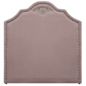 Kit Cabeceira e Calçadeira Queen Orlando P02 160 cm para cama Box Linho Rosê - Amarena Móveis