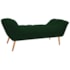 Kit Cabeceira e Calçadeira Veneza 140 cm Casal Suede Verde - Amarena Moveis