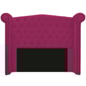 Kit Cabeceira e Calçadeira Veneza 195 cm King Size Suede Pink - Amarena Moveis