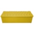 Kit Cabeceira Estofada Mel Cama Box King 195 cm mais Calçadeira Baú Mel com Capitonê Suede Amarelo para Quarto - AM Decor