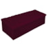 Kit Cabeceira Estofada Mel Cama Box King 195 cm mais Calçadeira Baú Mel com Capitonê Suede Bordô para Quarto - AM Decor