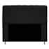 Kit Cabeceira Estofada Mel Cama Box King 195 cm mais Calçadeira Baú Mel com Capitonê Suede Preto para Quarto - AM Decor