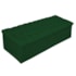 Kit Cabeceira Estofada Mel Cama Box King 195 cm mais Calçadeira Baú Mel com Capitonê Suede Verde para Quarto - AM Decor