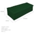 Kit Cabeceira Estofada Mel Cama Box King 195 cm mais Calçadeira Baú Mel com Capitonê Suede Verde para Quarto - AM Decor