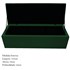 Kit Cabeceira Estofada Mel Cama Box King 195 cm mais Calçadeira Baú Mel com Capitonê Suede Verde para Quarto - AM Decor
