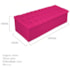 Kit Cabeceira Estofada Mel Cama Box Queen 160 cm mais Calçadeira Baú Mel com Capitonê Suede Pink para Quarto - AM Decor