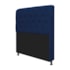 Kit Cabeceira Estofado Lady e Recamier Ari 140 cm Casal Suede Azul Marinho - Amarena Móveis