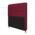 Kit Cabeceira Estofado Lady e Recamier Ari 140 cm Casal Suede Bordô - Amarena Móveis