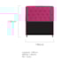 Kit Cabeceira Estofado Lady e Recamier Ari 140 cm Casal Suede Pink - Amarena Móveis