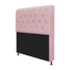 Kit Cabeceira Estofado Lady e Recamier Ari 140 cm Casal Suede Rosa Bebê - Amarena Móveis