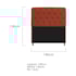 Kit Cabeceira Estofado Lady e Recamier Ari 140 cm Casal Suede Terracota - Amarena Móveis