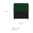 Kit Cabeceira Estofado Lady e Recamier Ari 140 cm Casal Suede Verde - Amarena Móveis