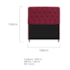 Kit Cabeceira Estofado Lady e Recamier Ari 160 cm Queen Size Suede Bordô - Amarena Móveis