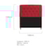 Kit Cabeceira Estofado Lady e Recamier Ari 160 cm Queen Size Suede Vermelho - Amarena Móveis
