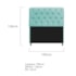 Kit Cabeceira Estofado Lady e Recamier Ari 195 cm King Size Suede Azul Tiffany - Amarena Móveis