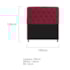 Kit Cabeceira Estofado Lady e Recamier Ari 195 cm King Size Suede Bordô - Amarena Móveis