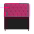 Kit Cabeceira Estofado Lady e Recamier Ari 195 cm King Size Suede Pink - Amarena Móveis