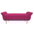 Kit Cabeceira Estofado Lady e Recamier Ari 195 cm King Size Suede Pink - Amarena Móveis