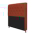 Kit Cabeceira Estofado Lady e Recamier Ari 195 cm King Size Suede Terracota - Amarena Móveis