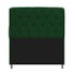 Kit Cabeceira Estofado Lady e Recamier Ari 195 cm King Size Suede Verde - Amarena Móveis