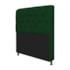 Kit Cabeceira Estofado Lady e Recamier Ari 195 cm King Size Suede Verde - Amarena Móveis