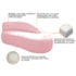 Kit Divã Luna 140cm Lado Direito e 01 Poltrona Base de Ferro Dourado Suede Rosa Bebe