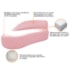 Kit Divã Luna 140cm Lado Esquerdo e 01 Poltrona Base de Ferro Dourado Suede Rosa Bebe