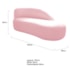 Kit Divã Luna 160cm Lado Direito e 01 Poltrona Base de Ferro Dourada Suede Rosa Bebe