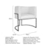Kit Divã Luna 160cm Lado Direito e 02 Poltronas Base de Ferro Preto Suede Branco