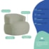 Kit Divã Recamier 150cm e Poltrona Luxo Suíça Lado Direito Bouclé Verde Oliva