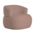 Kit Divã Recamier 180cm e Poltrona Luxo Suíça Lado Direito Linho Rose