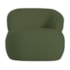 Kit Divã Recamier 180cm e Poltrona Luxo Suíça Lado Direito Linho Verde