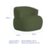 Kit Divã Recamier 180cm e Poltrona Luxo Suíça Lado Esquerdo Linho Verde