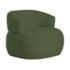 Kit Divã Recamier 180cm e Poltrona Luxo Suíça Lado Esquerdo Linho Verde