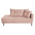 Kit Diva Recamier Azura 185cm Lado Esquerdo e 02 Poltronas Classic Suede Rosê - Amarena Móveis