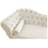Kit Diva Recamier Juliana 120cm Lado Direito e 01 Poltrona Classic Corano Bege - Amarena Móveis