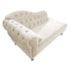 Kit Diva Recamier Juliana 120cm Lado Direito e 01 Poltrona Classic Corano Bege - Amarena Móveis