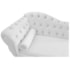 Kit Diva Recamier Juliana 120cm Lado Direito e 01 Poltrona Classic Corano Branco - Amarena Móveis
