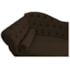 Kit Diva Recamier Juliana 120cm Lado Direito e 01 Poltrona Classic Corano Marrom - Amarena Móveis