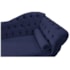 Kit Diva Recamier Juliana 120cm Lado Esquerdo e 01 Poltrona Classic Corano Azul Marinho - Amarena Móveis