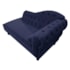 Kit Diva Recamier Juliana 120cm Lado Esquerdo e 01 Poltrona Classic Corano Azul Marinho - Amarena Móveis