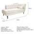 Kit Diva Recamier Juliana 120cm Lado Esquerdo e 01 Poltrona Classic Corano Bege - Amarena Móveis