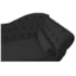 Kit Diva Recamier Juliana 120cm Lado Esquerdo e 01 Poltrona Classic Corano Preto - Amarena Móveis