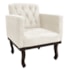 Kit Diva Recamier Juliana 120cm Lado Esquerdo e 2 Poltronas Classic Corano Bege - Amarena Móveis