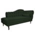 Kit Diva Recamier Juliana 120cm Lado Esquerdo e 2 Poltronas Classic Linho Verde - Amarena Móveis