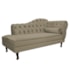 Kit Diva Recamier Juliana 120cm Lado Esquerdo e 2 Poltronas Classic Suede Cappuccino - Amarena Móveis