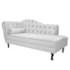 Kit Diva Recamier Juliana 140cm Lado Direito e 02 Poltronas Julia Suede Branco - Amarena Móveis